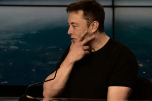 Elon musk, Chef von SpaceX und Tesla. © Daniel Oberhaus (2018)