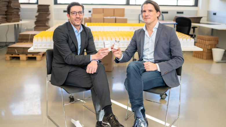 Longevity Labs+-Gründer Herbert Pock und Gerald Sitte © Stephan Friesinger