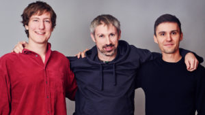 Robert Habermeier, Gavin Wood und Peter Czaban, Gründer von Polkadot. © Polkadot