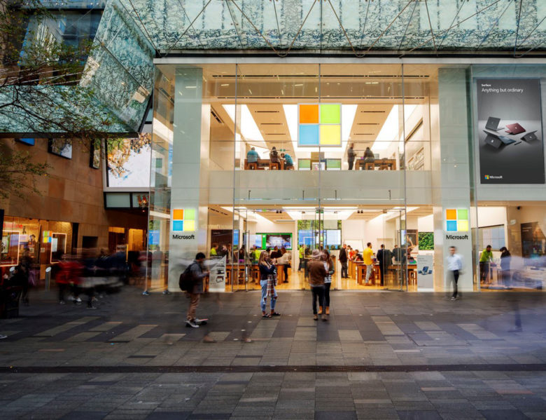 Microsoft Store in Sydney. © Microsoft
