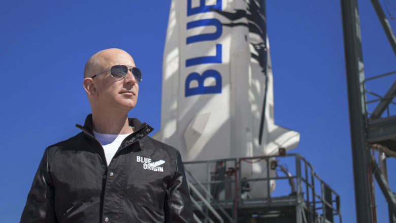 Jeff Bezos, Chef von Amazon und Blue Origin. © Blue Origin