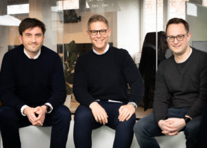 Ferdinand Dietrich (CCO), Johannes Braith (CEO) und Christoph Sandraschitz (CTO) von Storebox. © Storebox