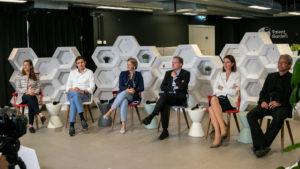 Podiumsdiskussion beim FFG Hub Circle © BMDW/Dolenc