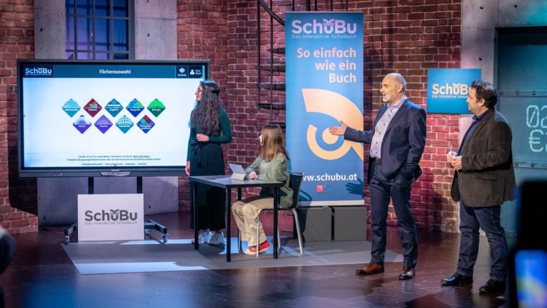 Der Pitch von Schubu. © Puls 4/Gerry Franke