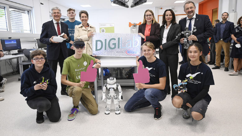 Eröffnung des Infineon „DIGI-Lab“ an der HTL Wolfsberg © Infineon Austria/Helge Bauer