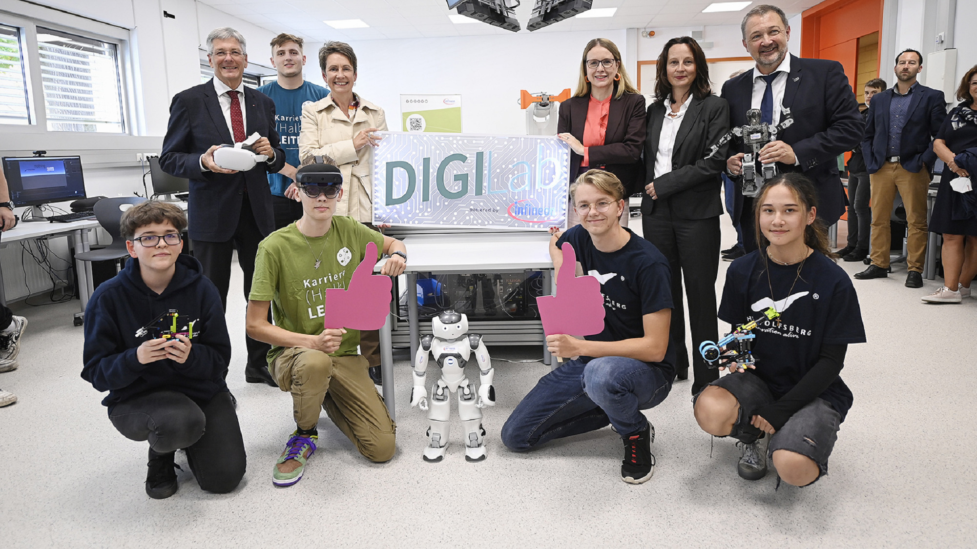 Eröffnung des Infineon „DIGI-Lab“ an der HTL Wolfsberg © Infineon Austria/Helge Bauer