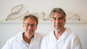 Roland Klemm und Gerhard Öhling von Skin-Hygiene. © Skin-Hygiene