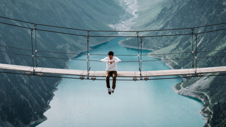 A bridge in the Austrian Alps. © Alex Azabache