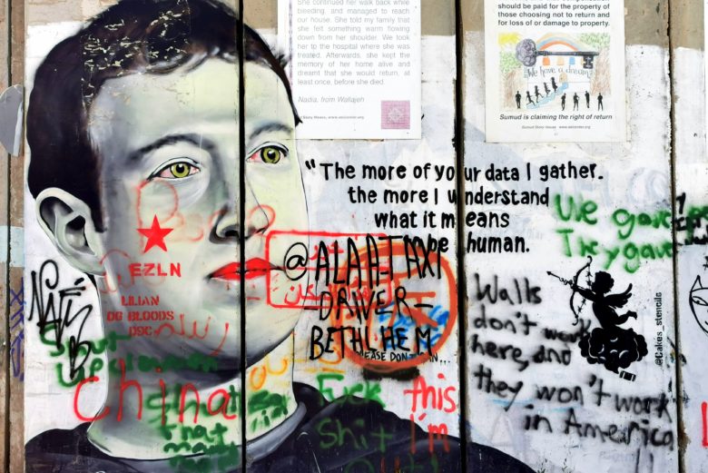 Zuckerberg-Graffiti. © Snowscat on Unsplash