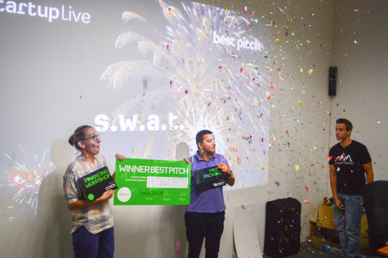 Best Pitch Winner S.W.A.T. © Startup Live