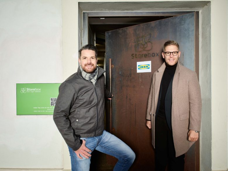 Claes Lindgren (IKEA) und Johannes Braith (Storebox). © Storebox