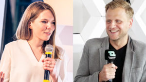 Susanne Klepsch von Meetfox und Milan Zahradnik von Propster. © Trending Topics