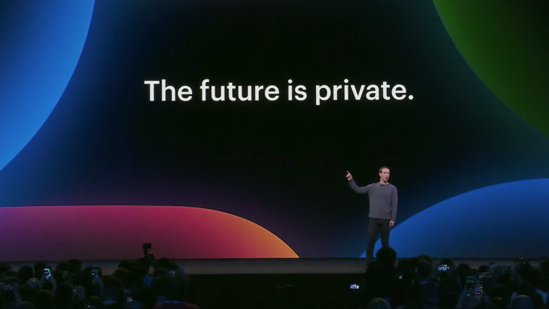 Mark Zuckerberg, CEO of Facebook, during F8 ©Facebook