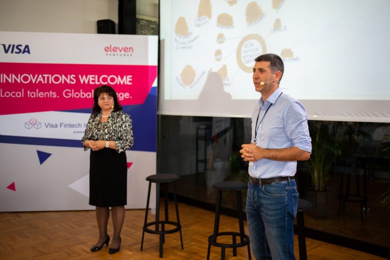 Krassimira Raycheva of Visa and Daniel Tomov of Eleven Ventures presented the new acceleration program ©Eleven Ventures