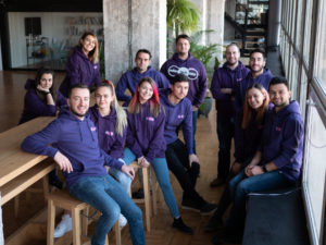 The team grew from one to 12 in several months and they are all working on one application. ©Eden Tech Labs