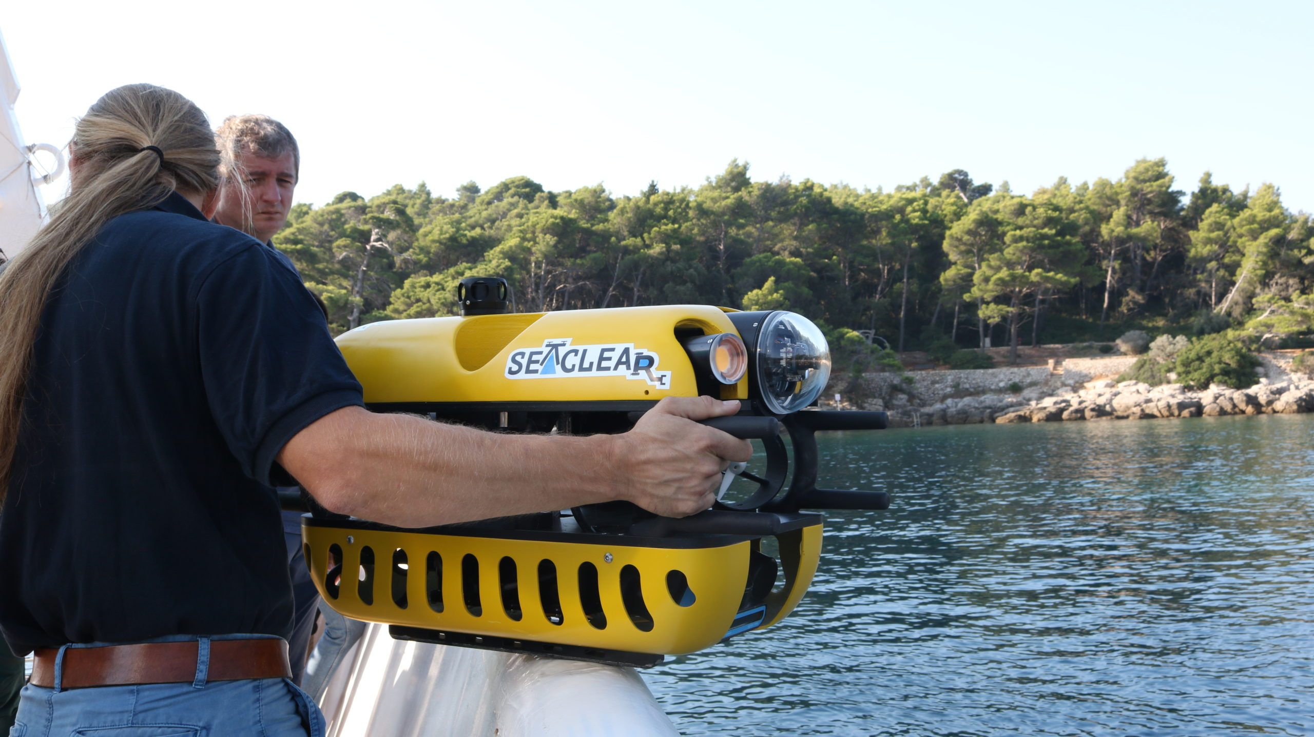Der Unterwasser-Roboter des SeaClear-Projekts lokalisiert Unterwasser Müll und sammelt diesen auf. ©The SeaClear Project 