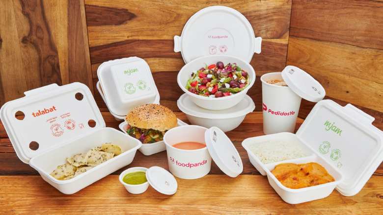 Verpackungen von Delivery Hero-Lieferdiensten © Delivery Hero