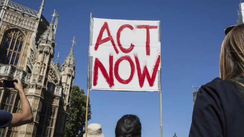 Klima-Proteste in London © Eleanor Farmer/Oxfam
