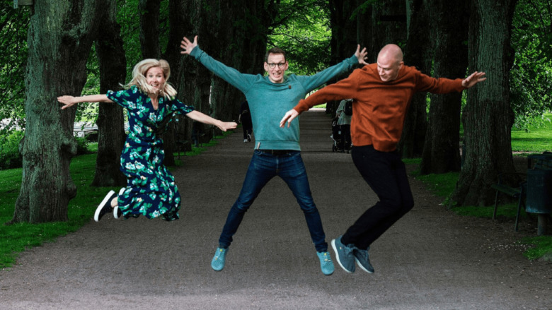 Pale Blue Dot-Partner Heide Lindvall, Hampus Jakobsson und Joel Larsson © Pale Blue Dot