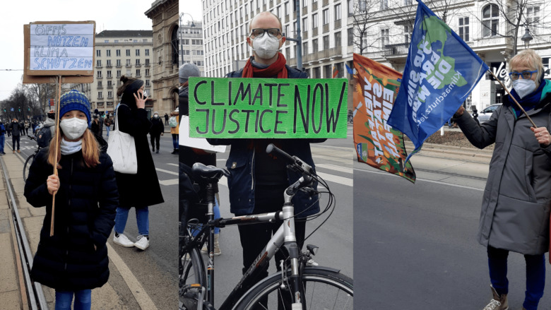Zahlreiche Menschen folgten dem Aufruf zum Klimastreik ©Tech & Nature