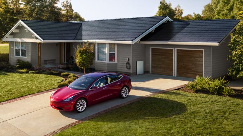 Das Solardach von Tesla ©Tesla