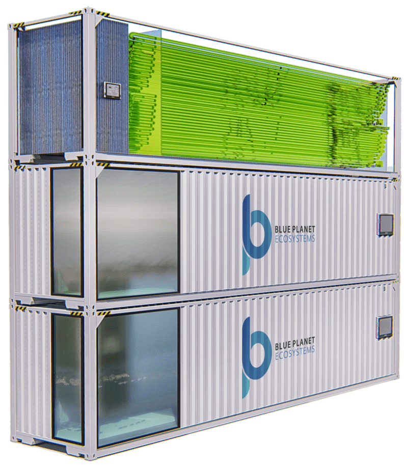 Drei Container, ein System © Blue Planet Ecosystems