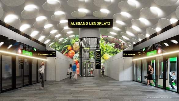 Die unterirdischen Stationen ©Strohecker Architekten/Newages