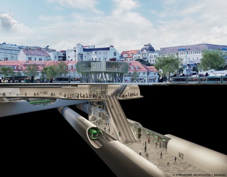 Graz soll unterirdisch verbunden werden. ©Strohecker Architekten/Newages