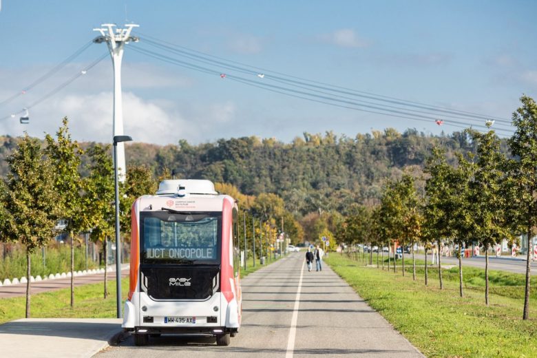 Shuttlebus am medizinischen Campus in Toulouse © EasyMile