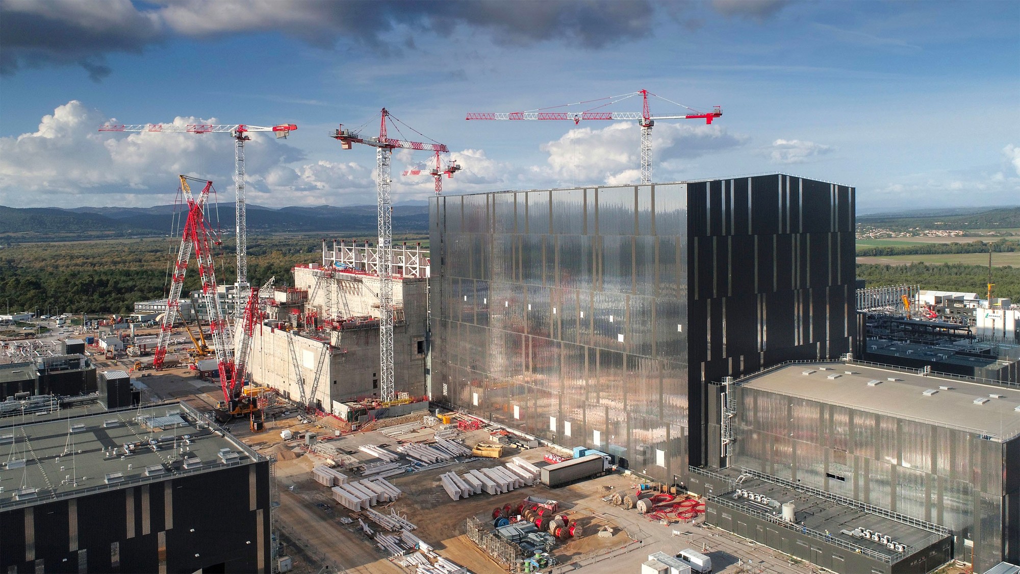 ITER korz vor der Fertigstellung im Oktober 2019 © ITER