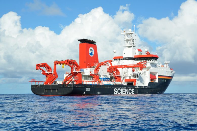 Die Tiefsee-Expedition fand 2016 mit dem Forschungsschiff SONNE statt. Foto: Senckenberg