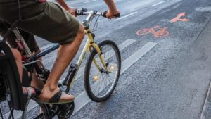 Pop-up-Radweg, Wien, Radweg, Radfahren, Fahrrad, Straße