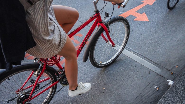 Pop-up-Radweg, Wien, Radweg, Radfahren, Fahrrad, Straße