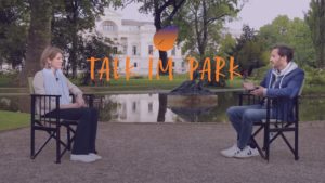 Klaus Schwertner, talk im park, Sara Grasel