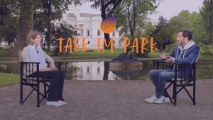 Klaus Schwertner, talk im park, Sara Grasel