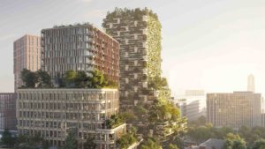 In Utrecht ensteht ein Gebäude als "Vertical Forest" © Stefano Boeri Architetti