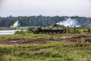 Ukrainische Soldaten bei Manövern 2018. © 7th Army Training Command (CC BY 2.0)