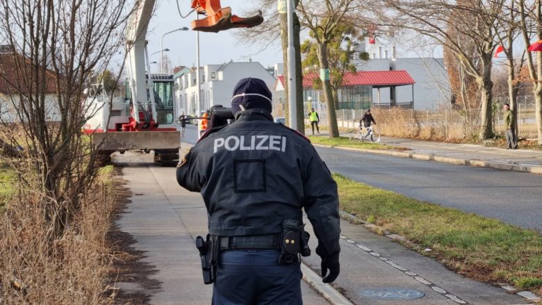 Das Protestcamp wird geräumt ©Lobau bleibt