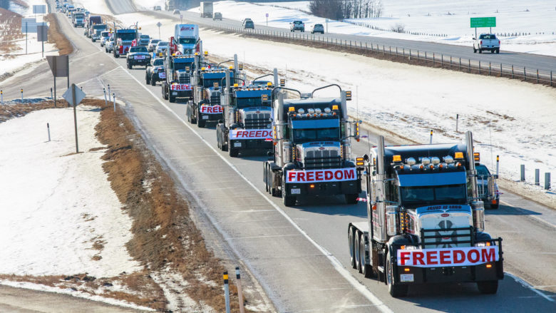 "Freedom Convoy" in Kanada © Naomi Mckinney on Unsplash