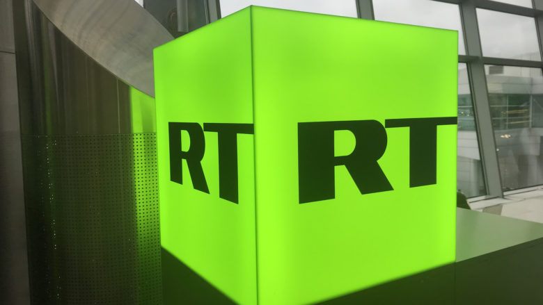 Logo von RT (Russia Today) © Benoît Prieur
