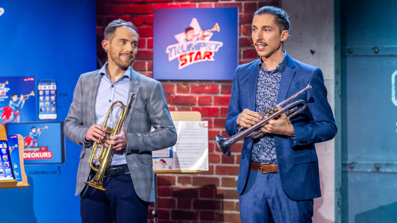 Mario Schulter und Klemens Kollmann, die Gründer von Trumpetstar © Puls 4 / Gerry Frank