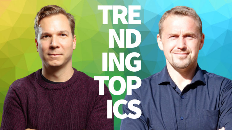 Jakob Steinschaden (Trending Topics) und Patrick Gruhn (FTX Europe).