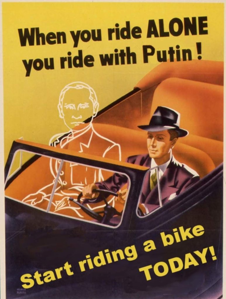 Aus dem Propagandaplakat aus dem Jahr 1943 wurde ein Meme aus dem Jahr 2022.