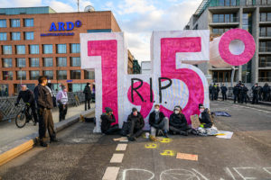 Aktivist:innen der Gruppe "Extinction Rebellion" demonstrieren in Berlin. © Extinction Rebellion