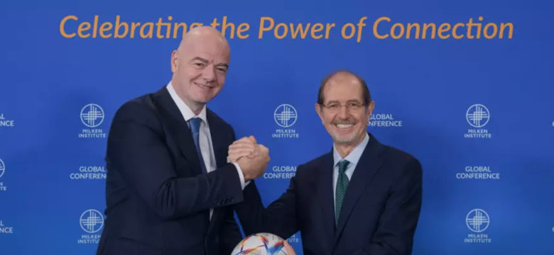 FIFA-Präsident Gianni Infantino und Algorand-Gründer Silvio Micali. © FIFA