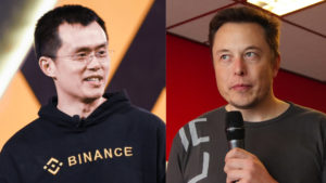 Binance-CEO Changpeng "CZ" Zhao und Elon Musk. © Binance / Tesla Owners Club Belgium (Flickr, CC BY 2.0)