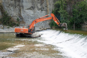 Noch nie wurden so viele Staudämme und Wehren abgebaut wie im letzten Jahr. © Agencia Catalana del agua ACA