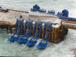 Die Eco Wave Power-Testanlage in Gibraltar. © Eco Wave Power