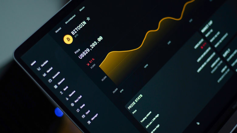 Bitcoin-Kurs am Display. © Amjith S on Unsplash