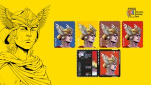 Die crypto stamps der Post. © Post